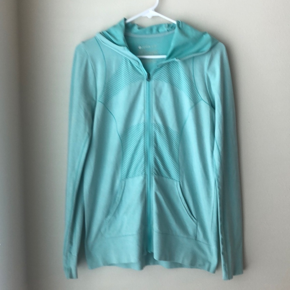 ZELLA Aqua Mint Full Zip Up Hoodie